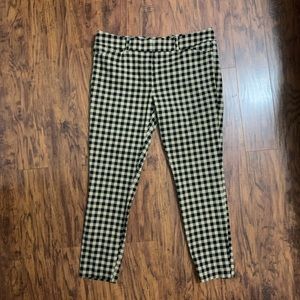 NY&Co Audrey Checkered Pants
